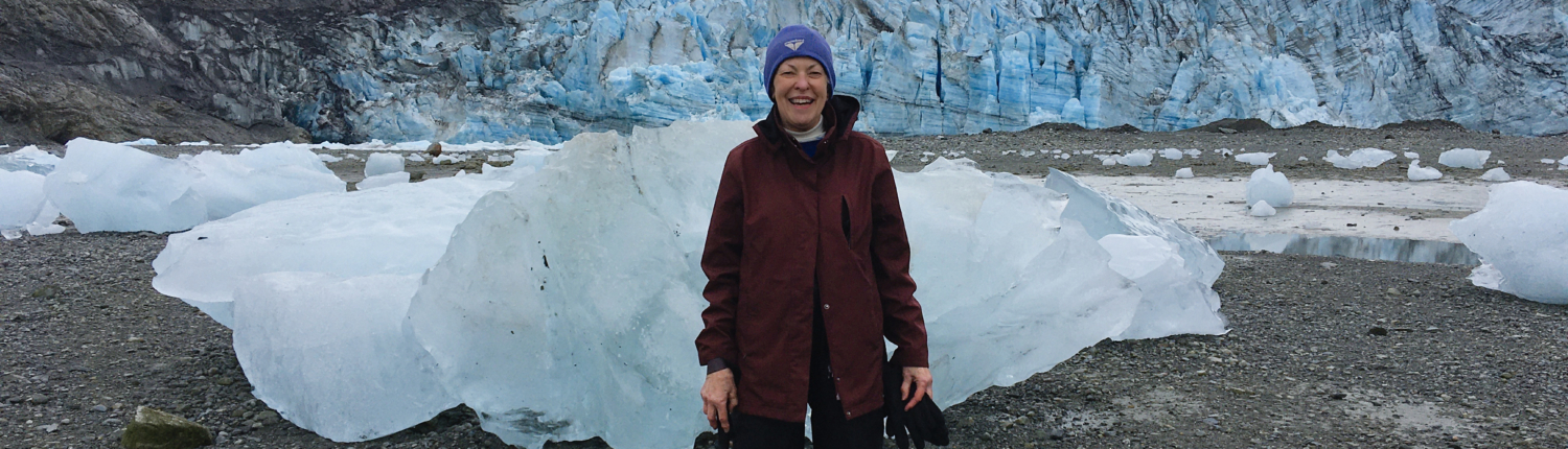 Lois on glacier
